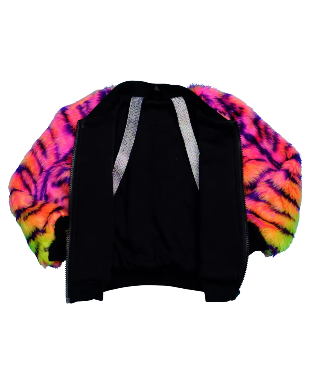 Made to Order - Jungle Boogie Bomber Jacket by Raising Ravers - Tiger Print, Ages 2-12