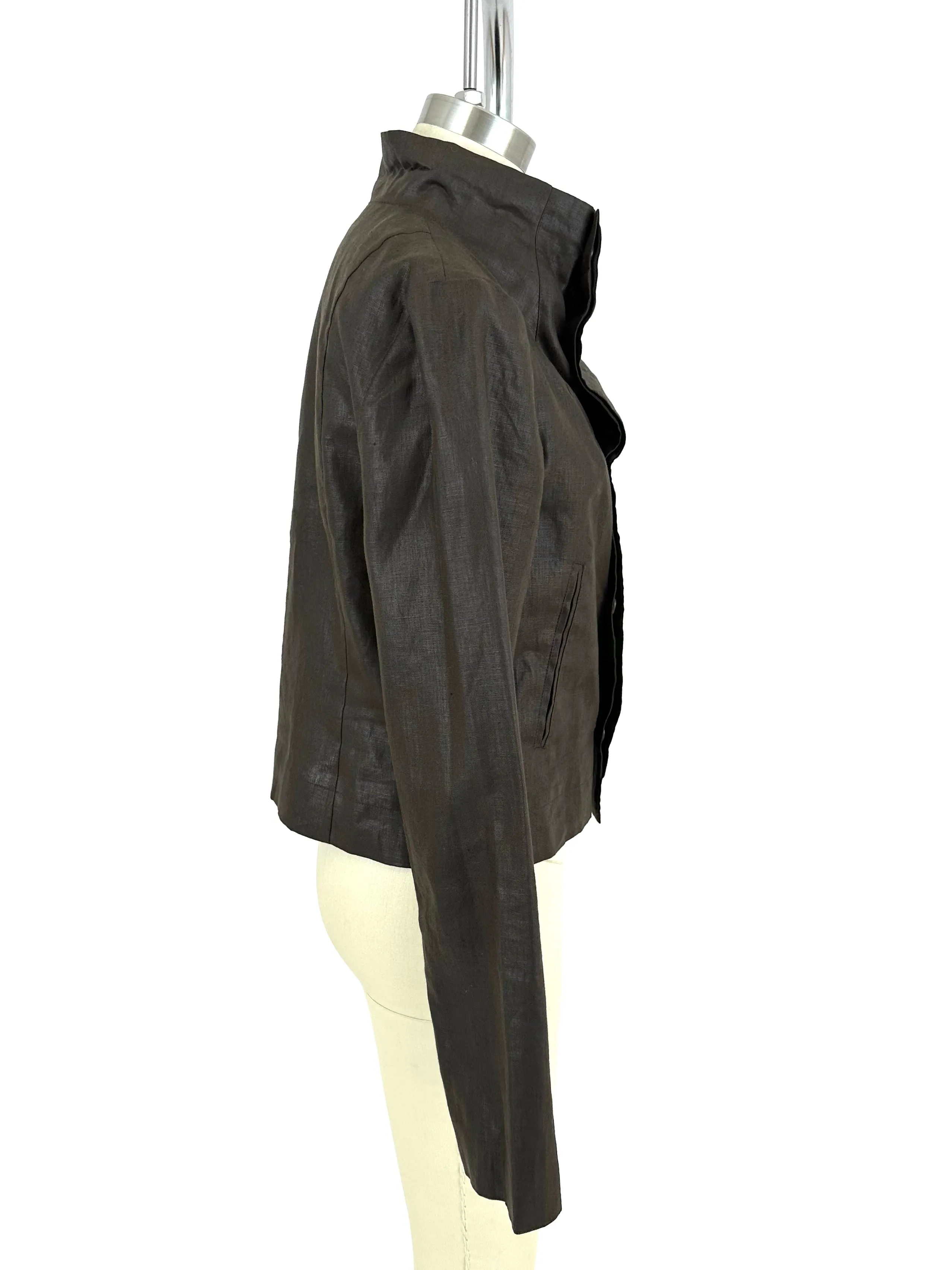 Magaschoni Collection Linen Jacket
