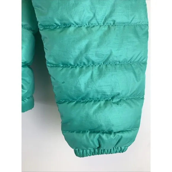 Marmot 700 Fill Down Puffer Jacket Green Teal Quilted Lightweight Womens Small