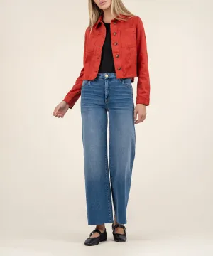 Matilda Crop Faux Suede Jacket - FINAL SALE