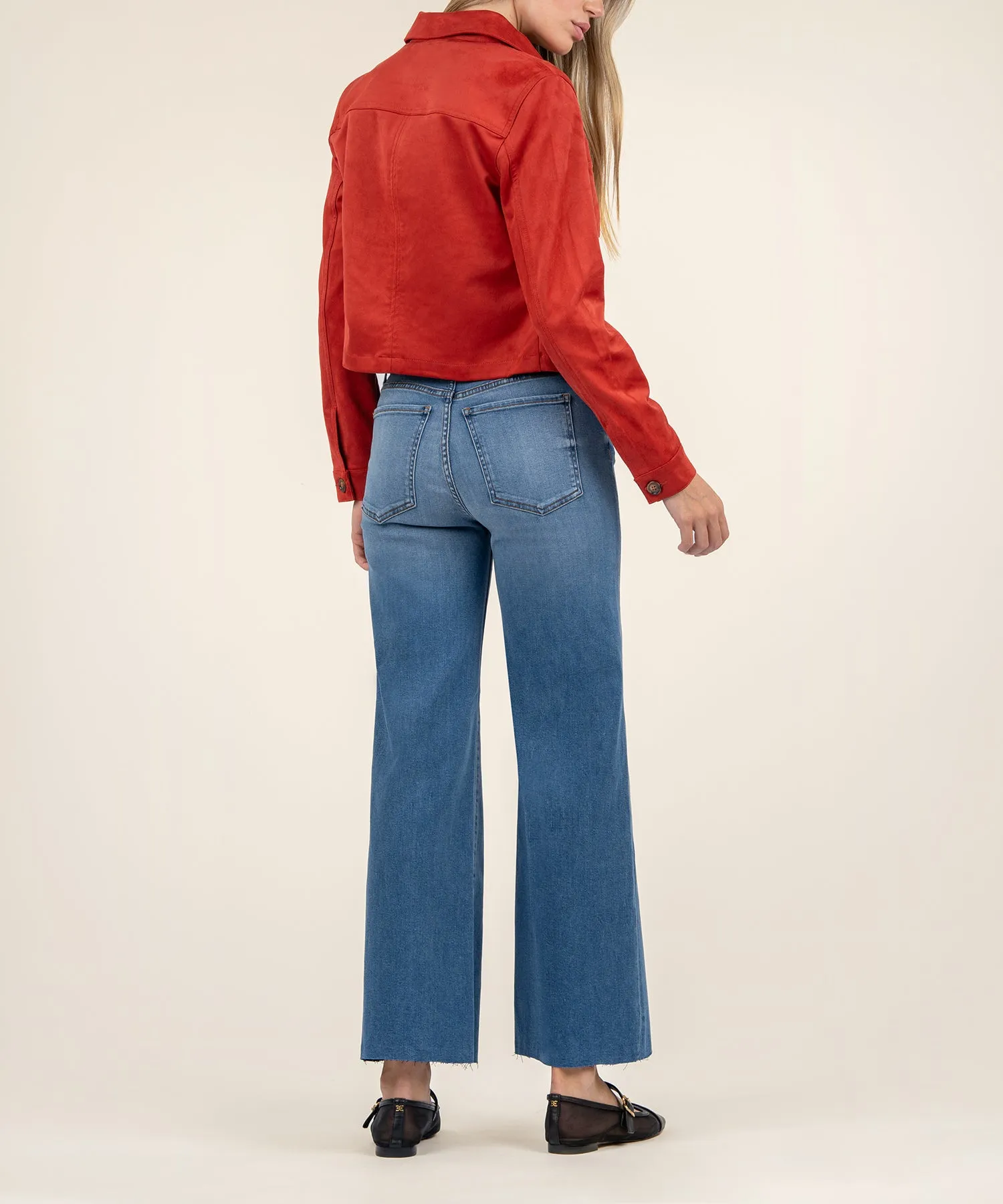Matilda Crop Faux Suede Jacket - FINAL SALE