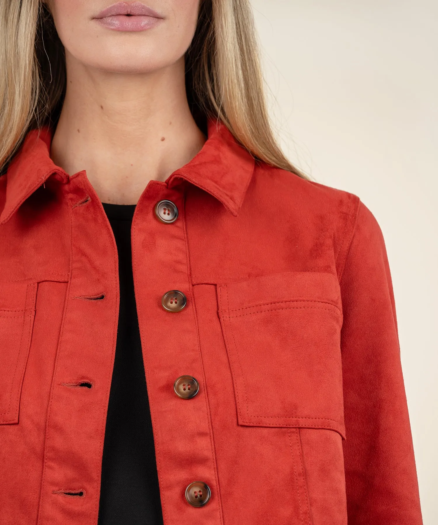 Matilda Crop Faux Suede Jacket - FINAL SALE