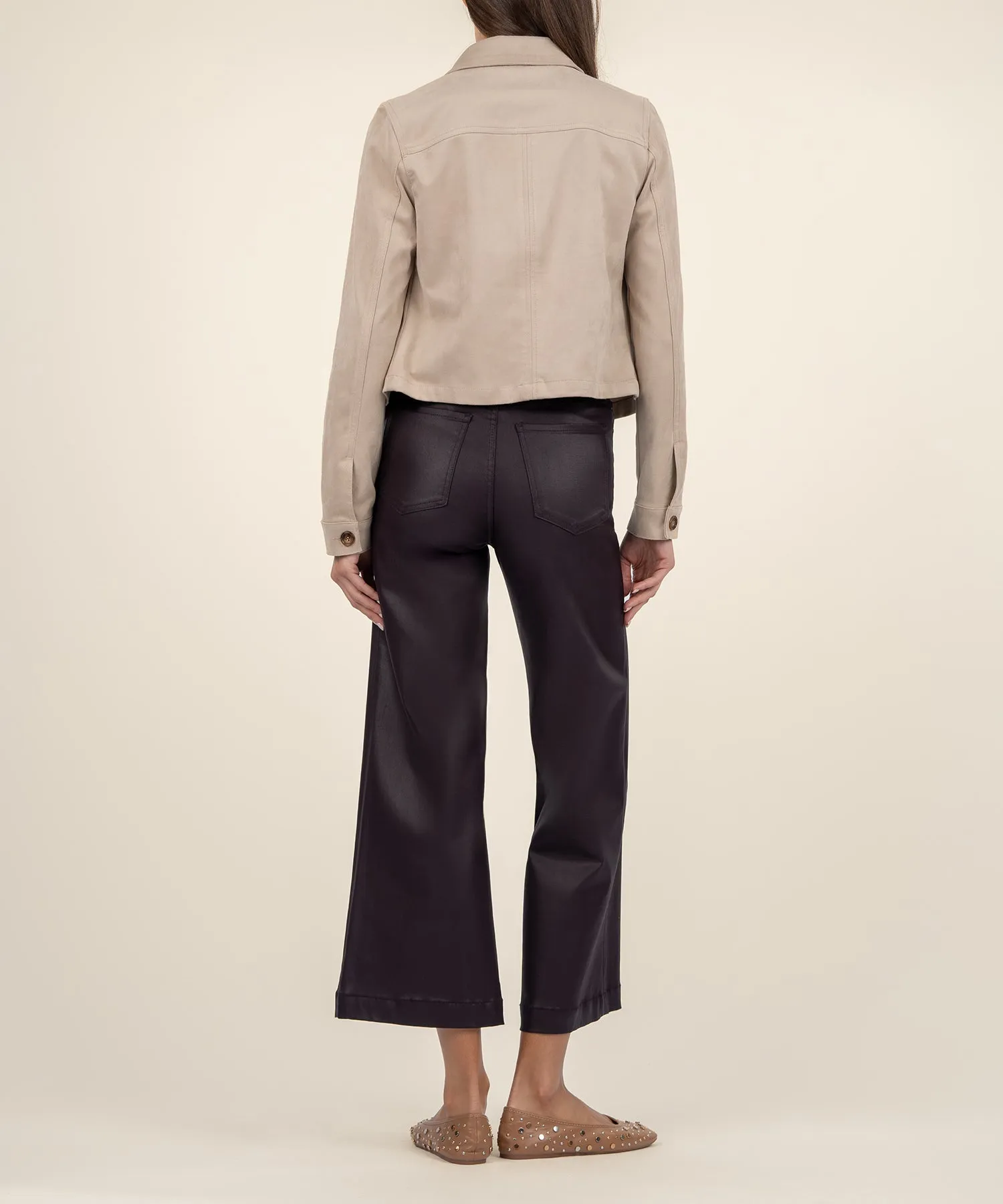 Matilda Crop Faux Suede Jacket - FINAL SALE