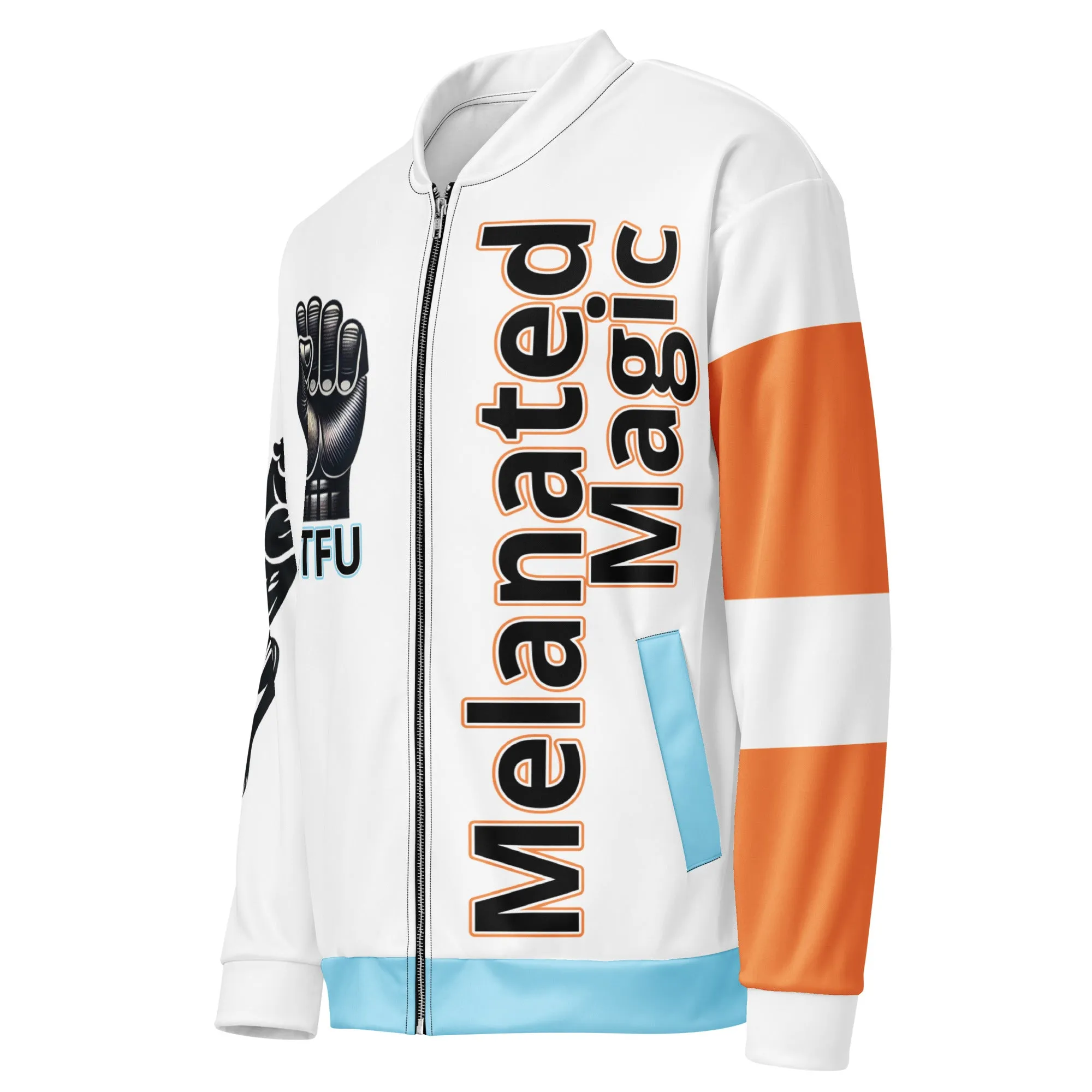 Melanated Magic Unisex Bomber Jacket - Female