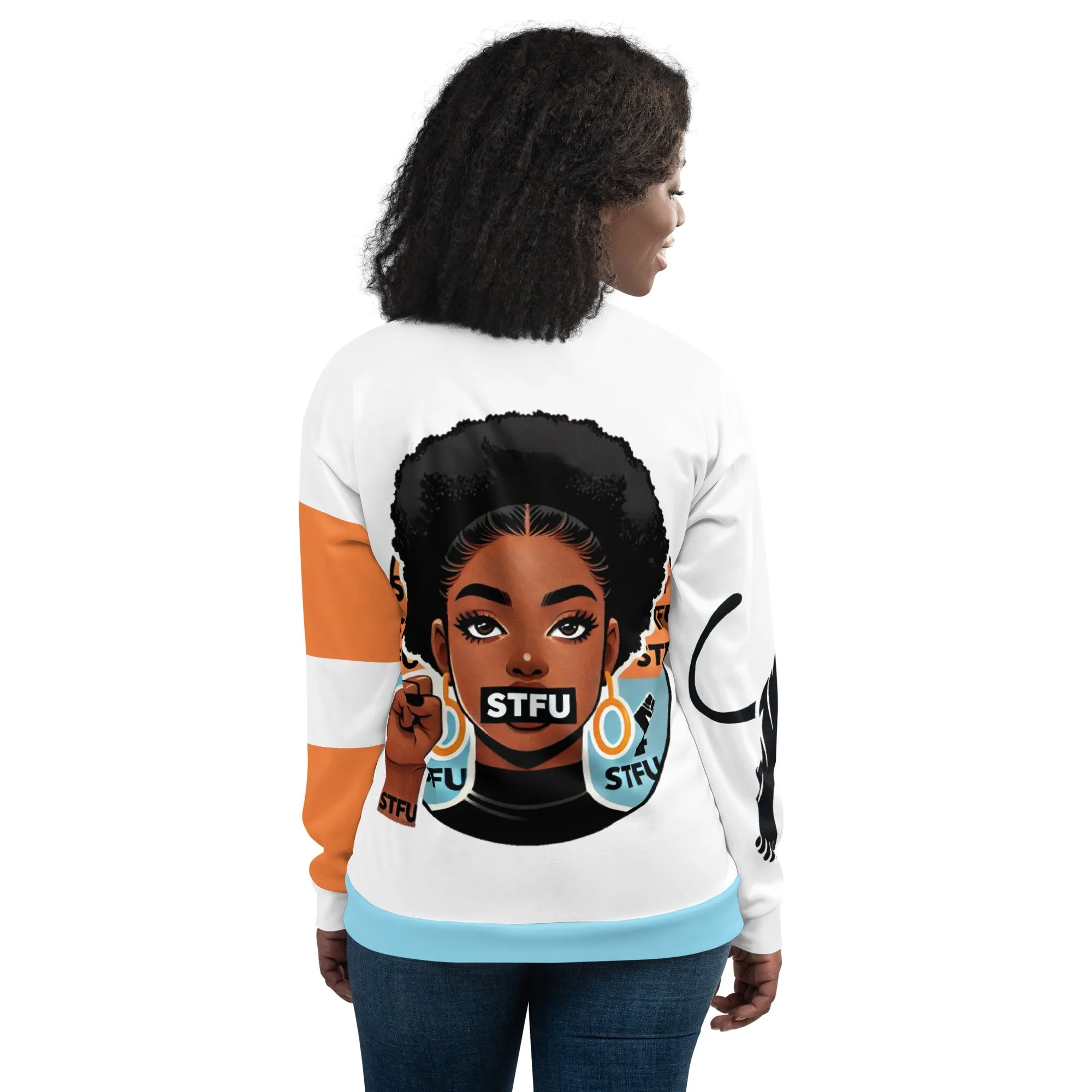 Melanated Magic Unisex Bomber Jacket - Female