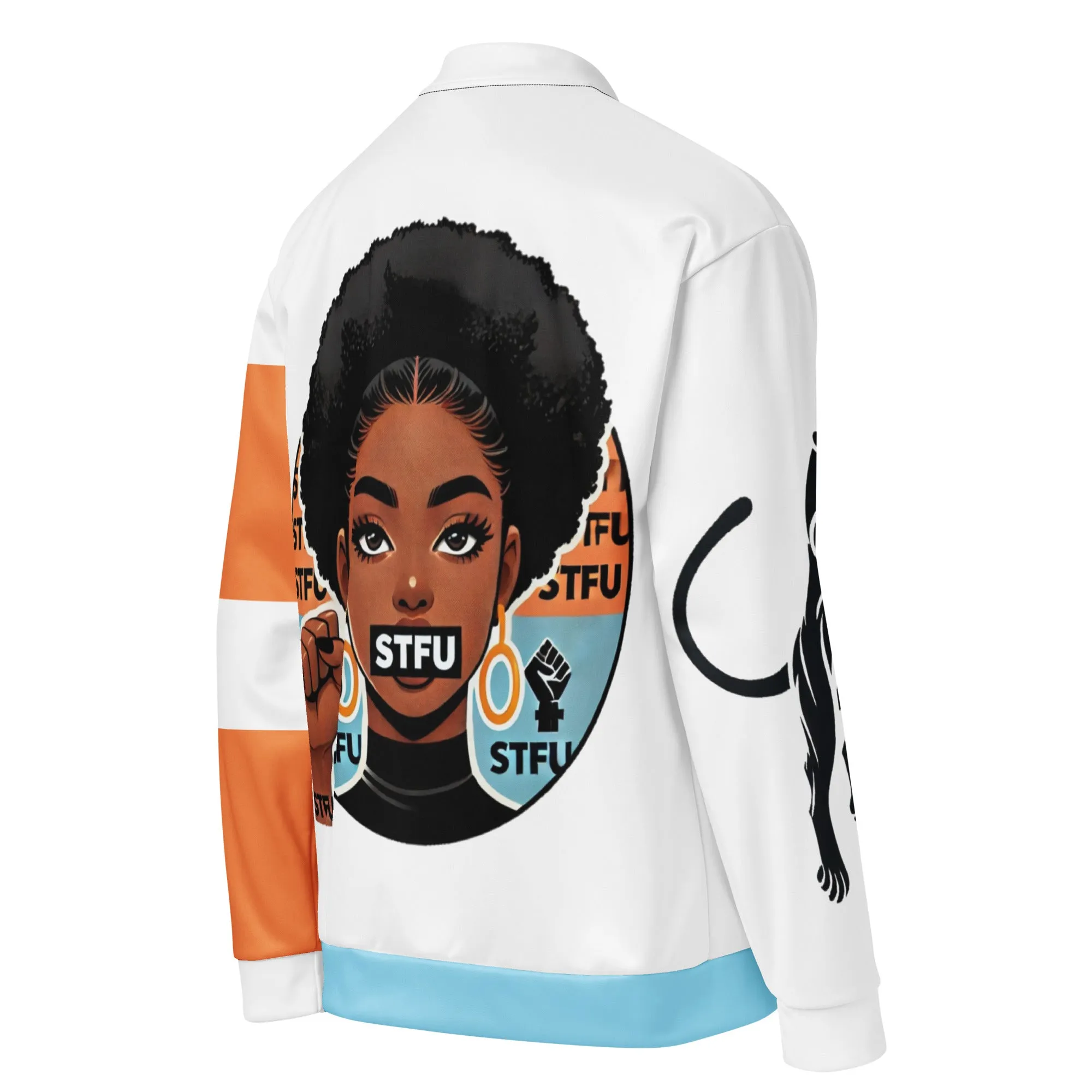 Melanated Magic Unisex Bomber Jacket - Female