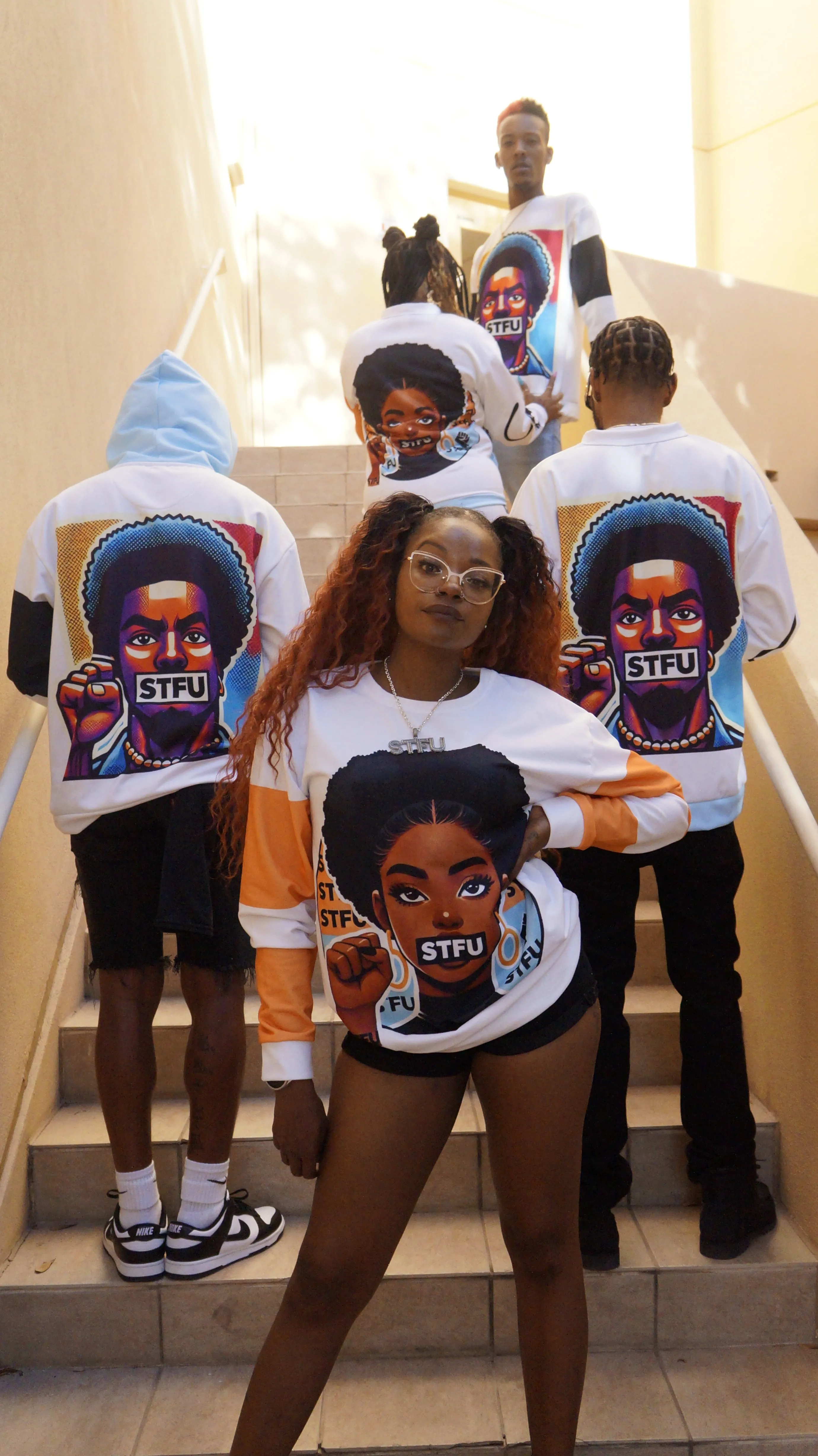 Melanated Magic Unisex Bomber Jacket - Female