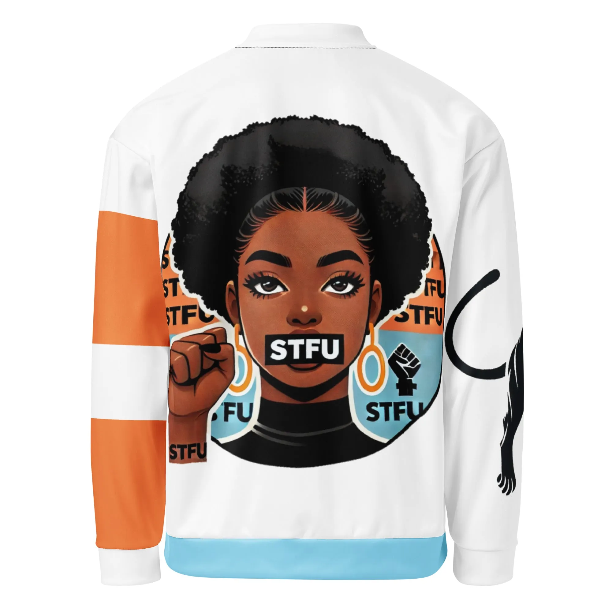 Melanated Magic Unisex Bomber Jacket - Female