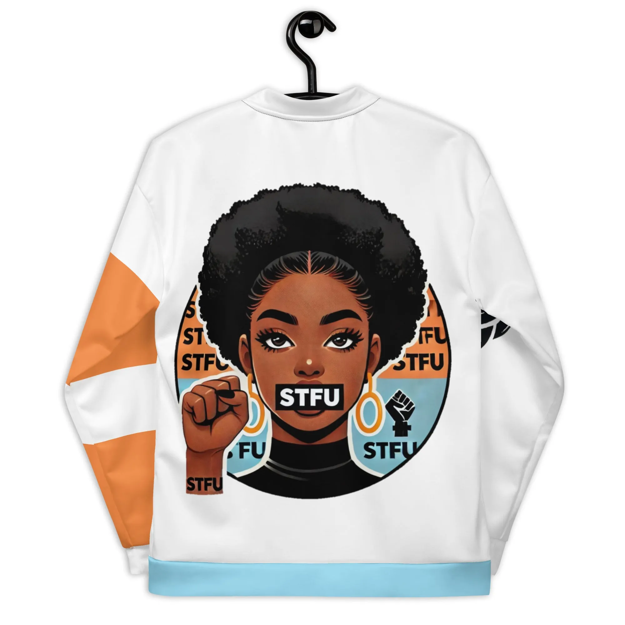 Melanated Magic Unisex Bomber Jacket - Female