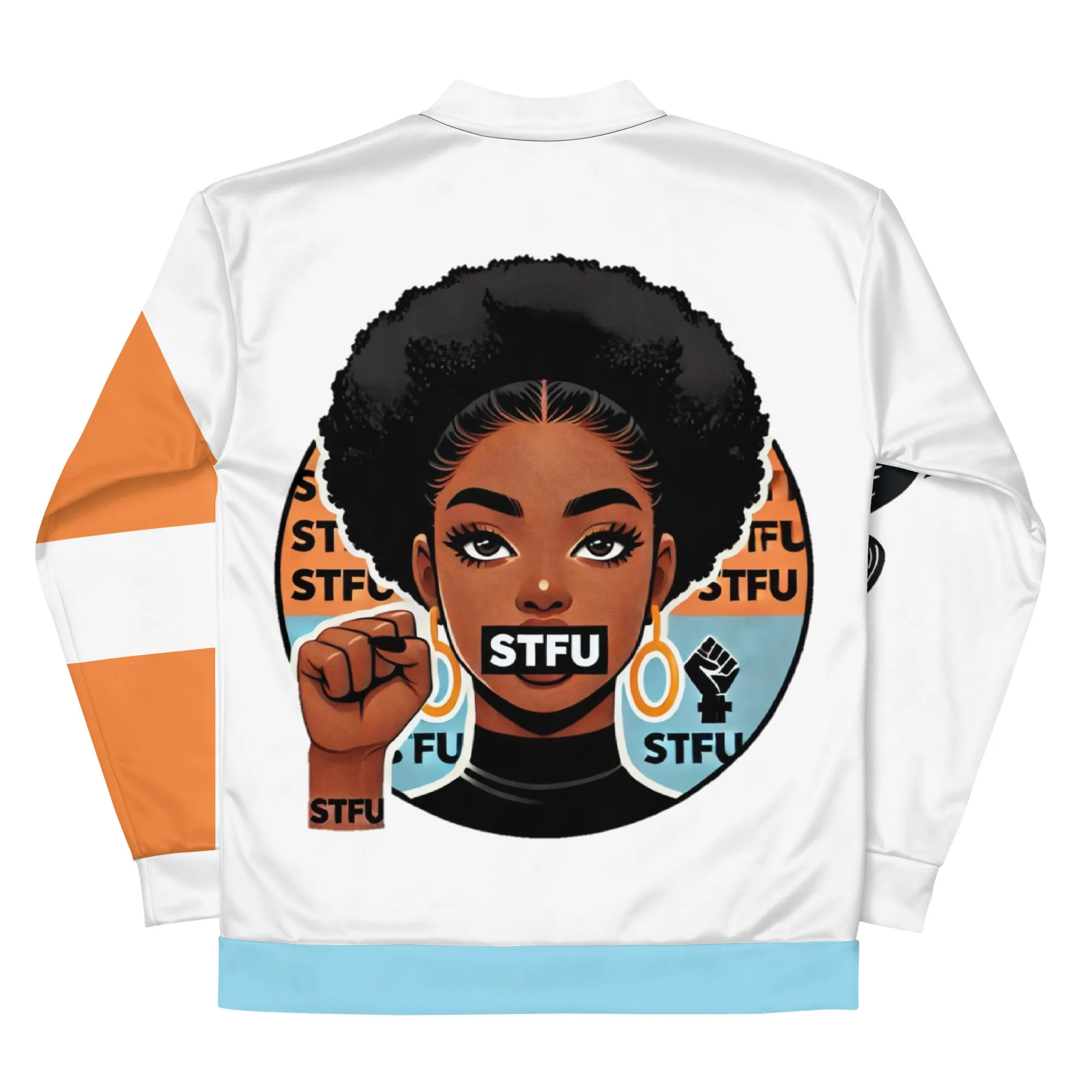 Melanated Magic Unisex Bomber Jacket - Female