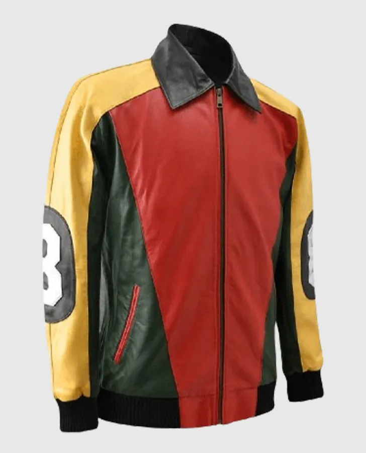 Men's 8 Ball Pool Bomber Leather Jacket