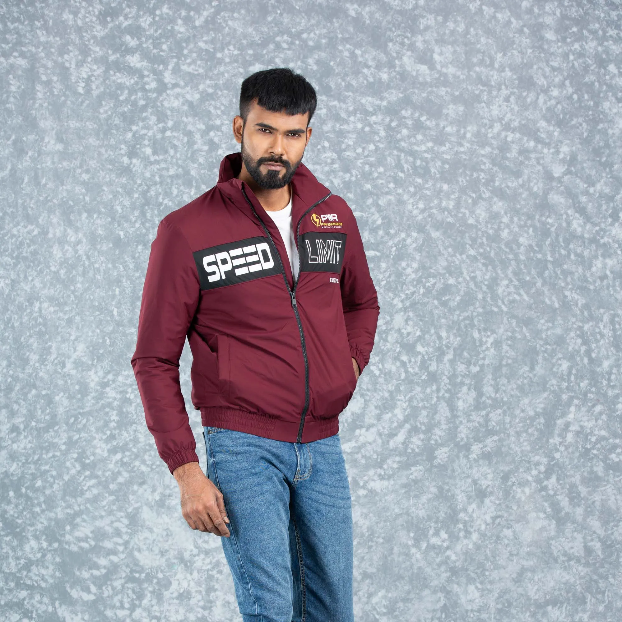 Mens Bomber Jacket- Black