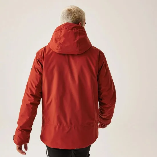 Men's Frelton Waterproof Insulated Jacket Red Ochre