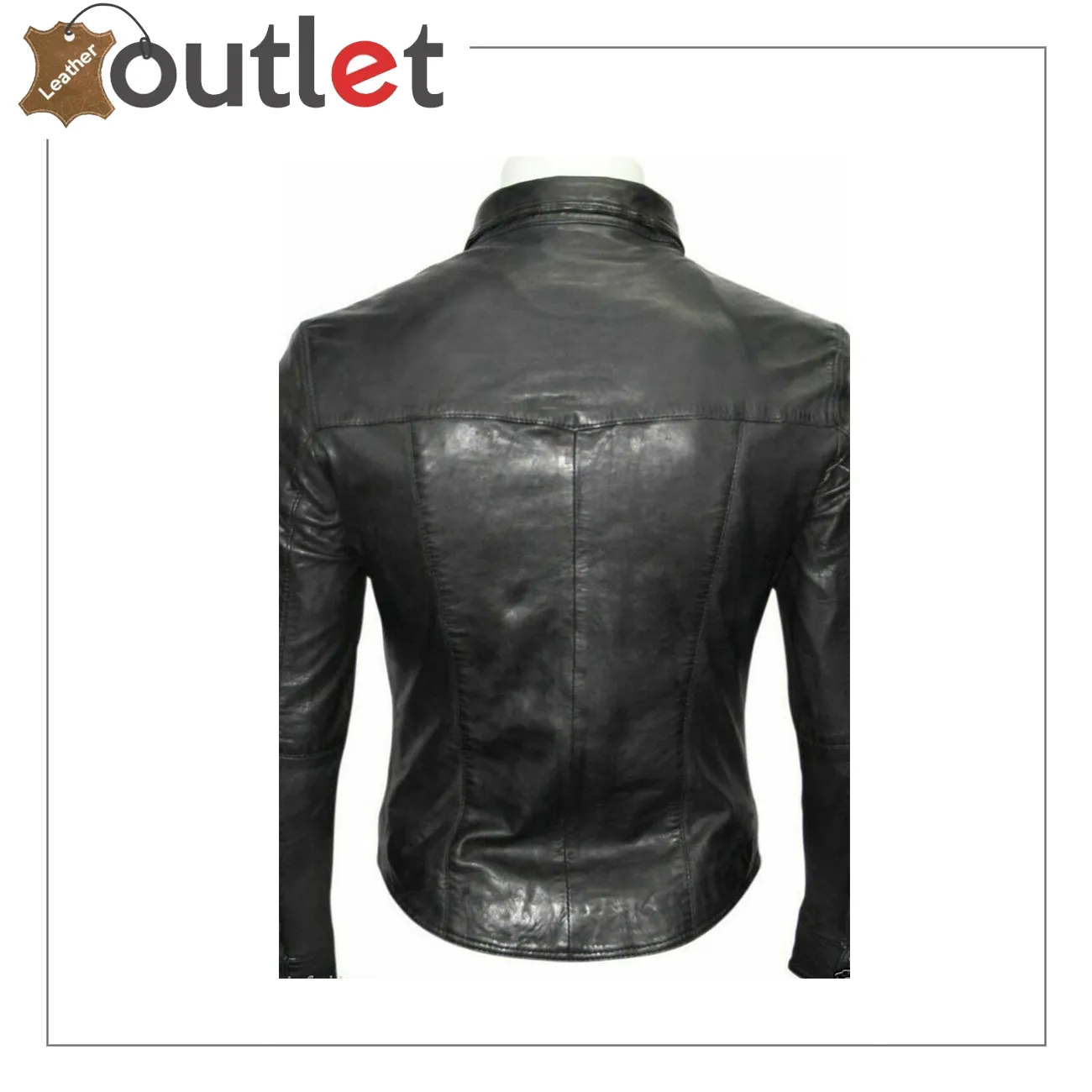 Men's Genuine Lambskin Leather Shirt, Unisex Shirt, Leather