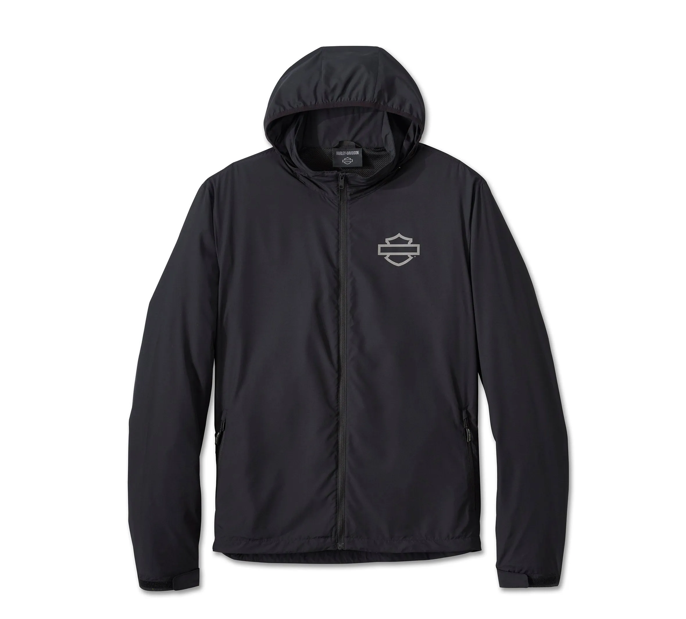Men's H-D Flex Layering System Hooded Mid Layer - Harley Black
