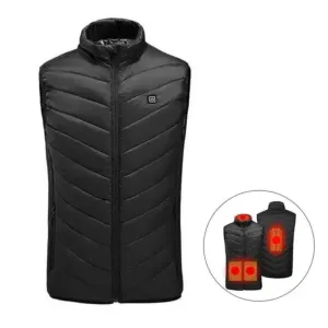 Men's Heated Zip Up Puffer Vest | Spring