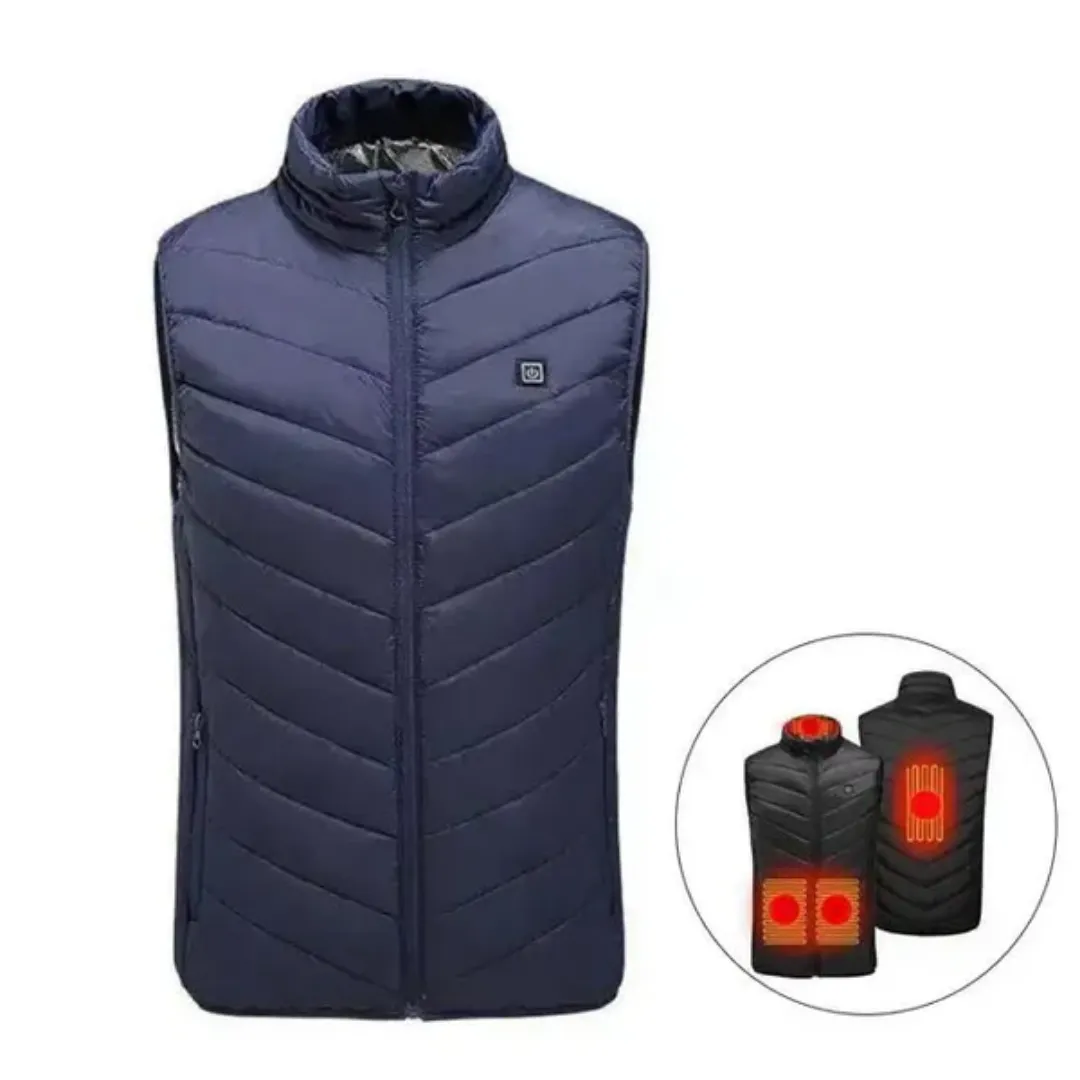 Men's Heated Zip Up Puffer Vest | Spring