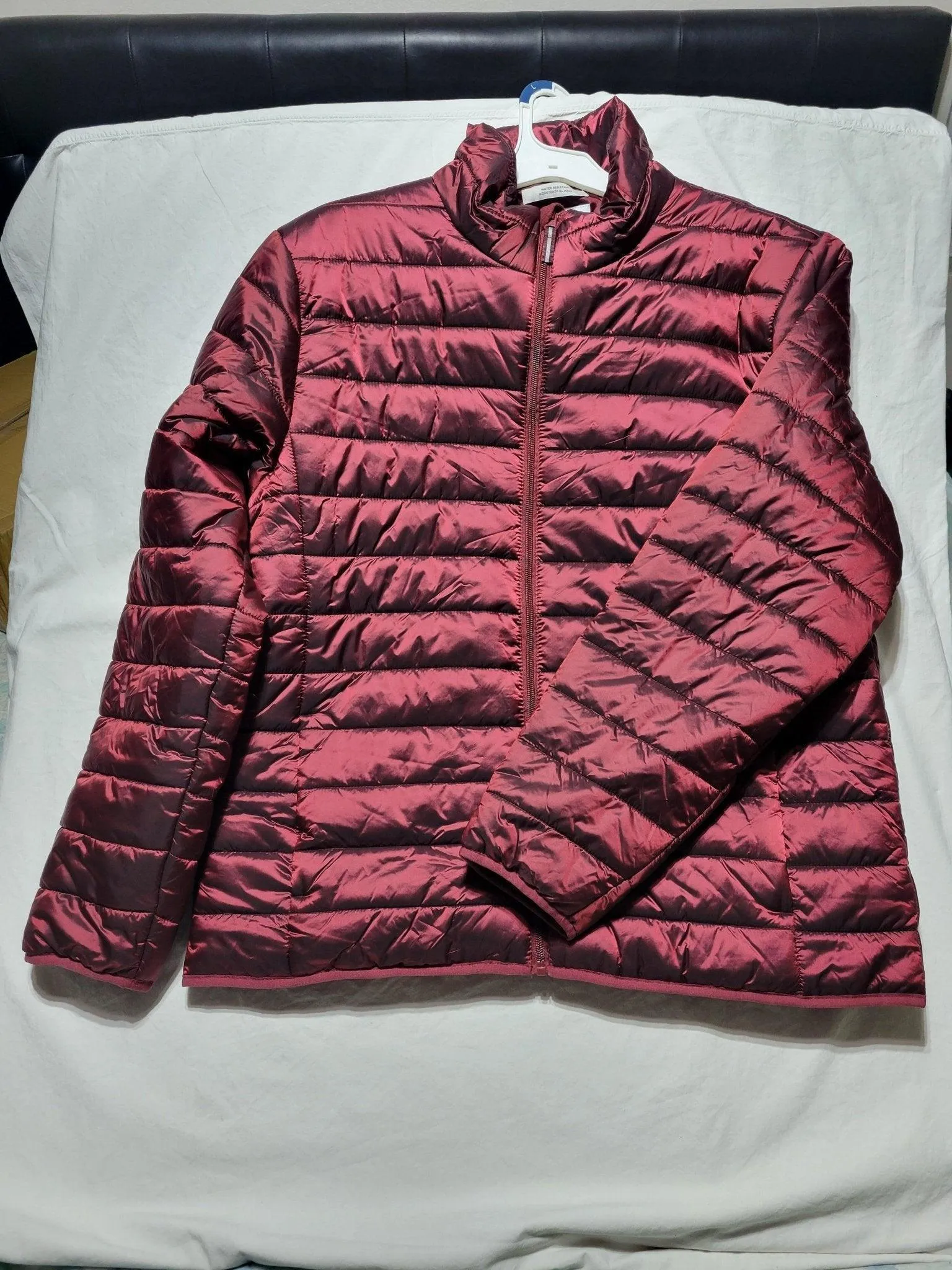 Men's Lightweight Puffer Jacket - Goodfellow & Co. Red