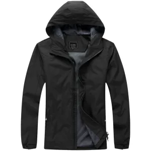 Men's Lightweight Rain Jacket - Cobalt