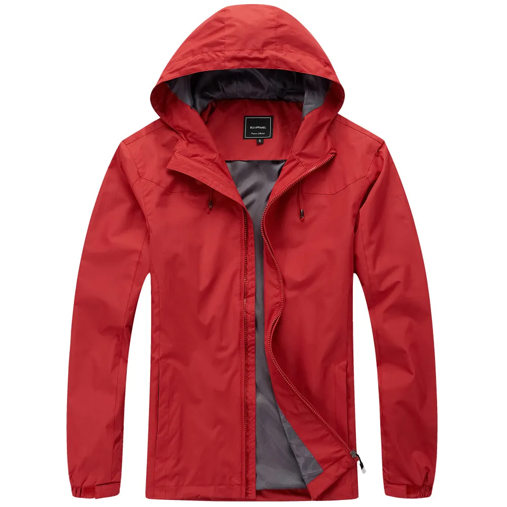 Men's Lightweight Rain Jacket - Cobalt