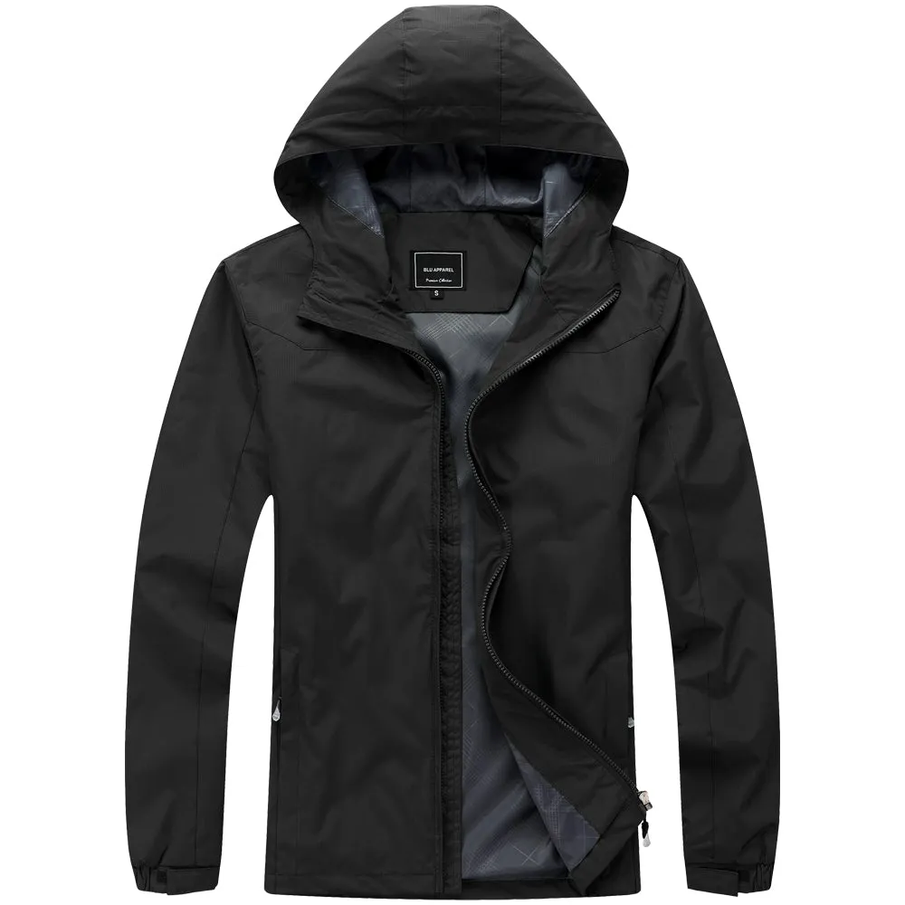 Men's Lightweight Rain Jacket - Cobalt