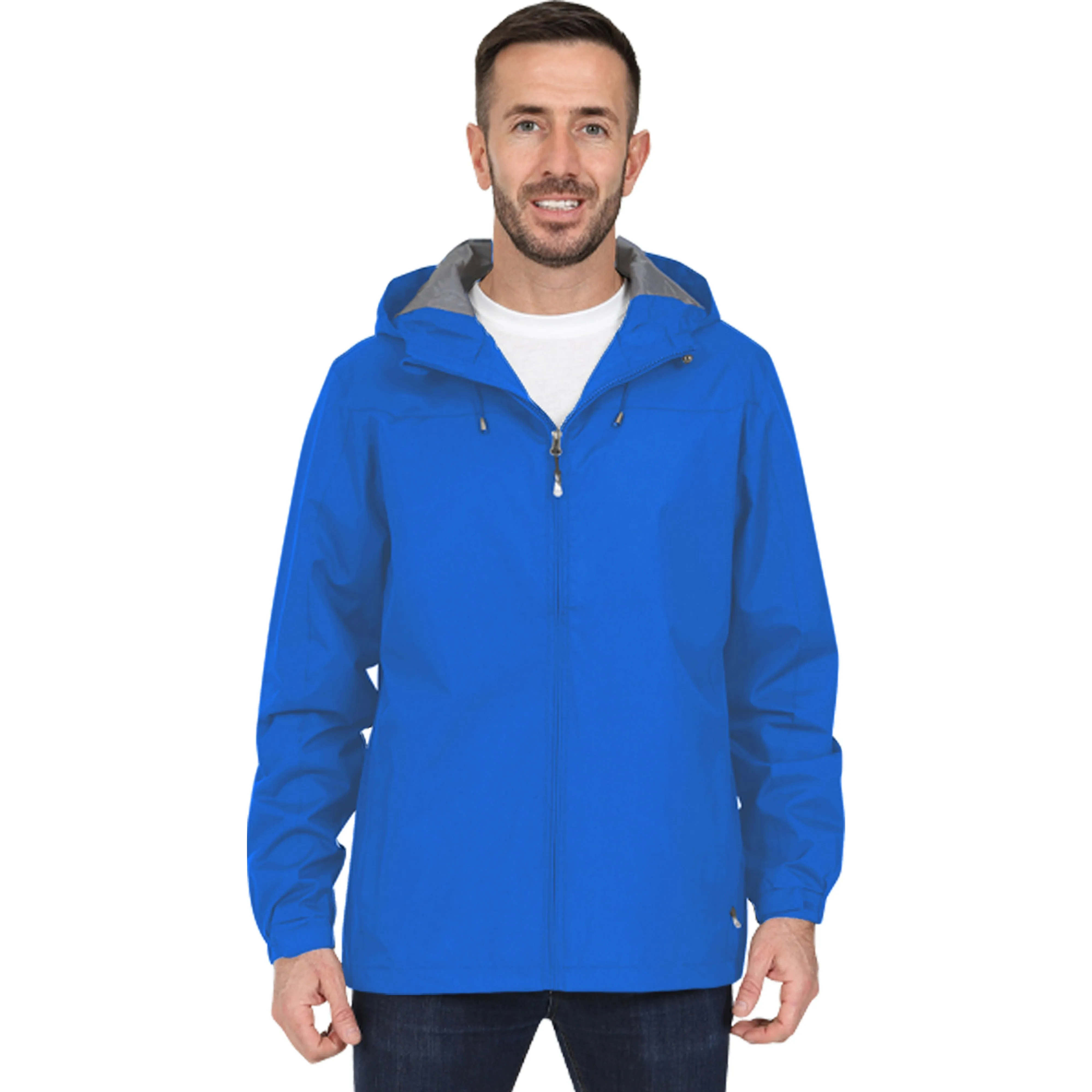 Men's Lightweight Rain Jacket - Cobalt