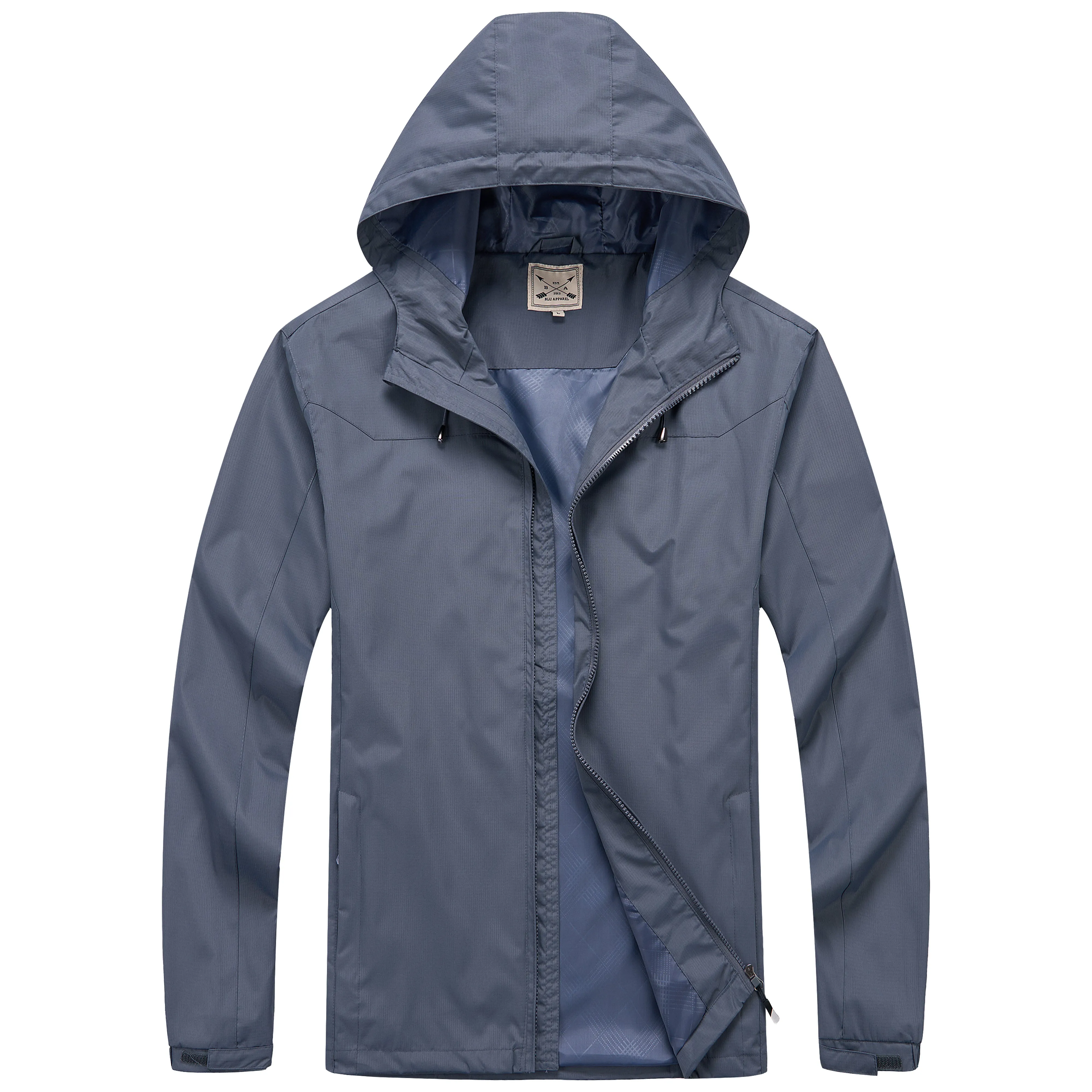 Men's Lightweight Rain Jacket - Cobalt