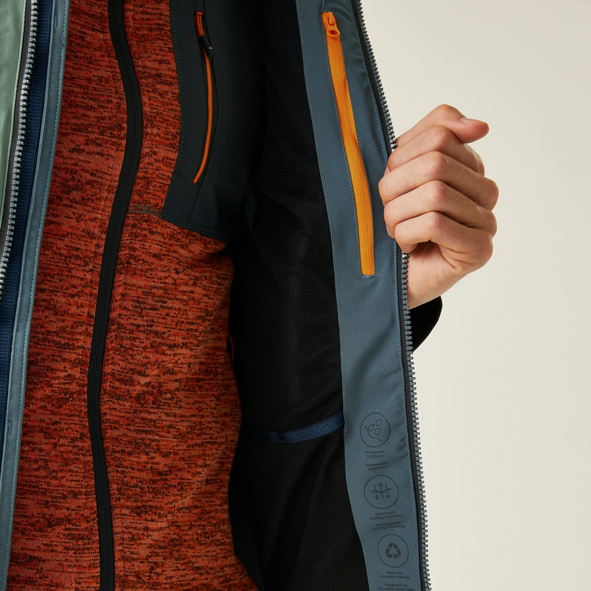 Men's Maland II Waterproof Jacket | Glacial Stormy Weather