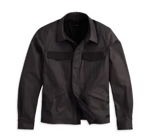 Men's Overlook Harley-Davidson ADV Waxed Riding Jacket - Black Beauty