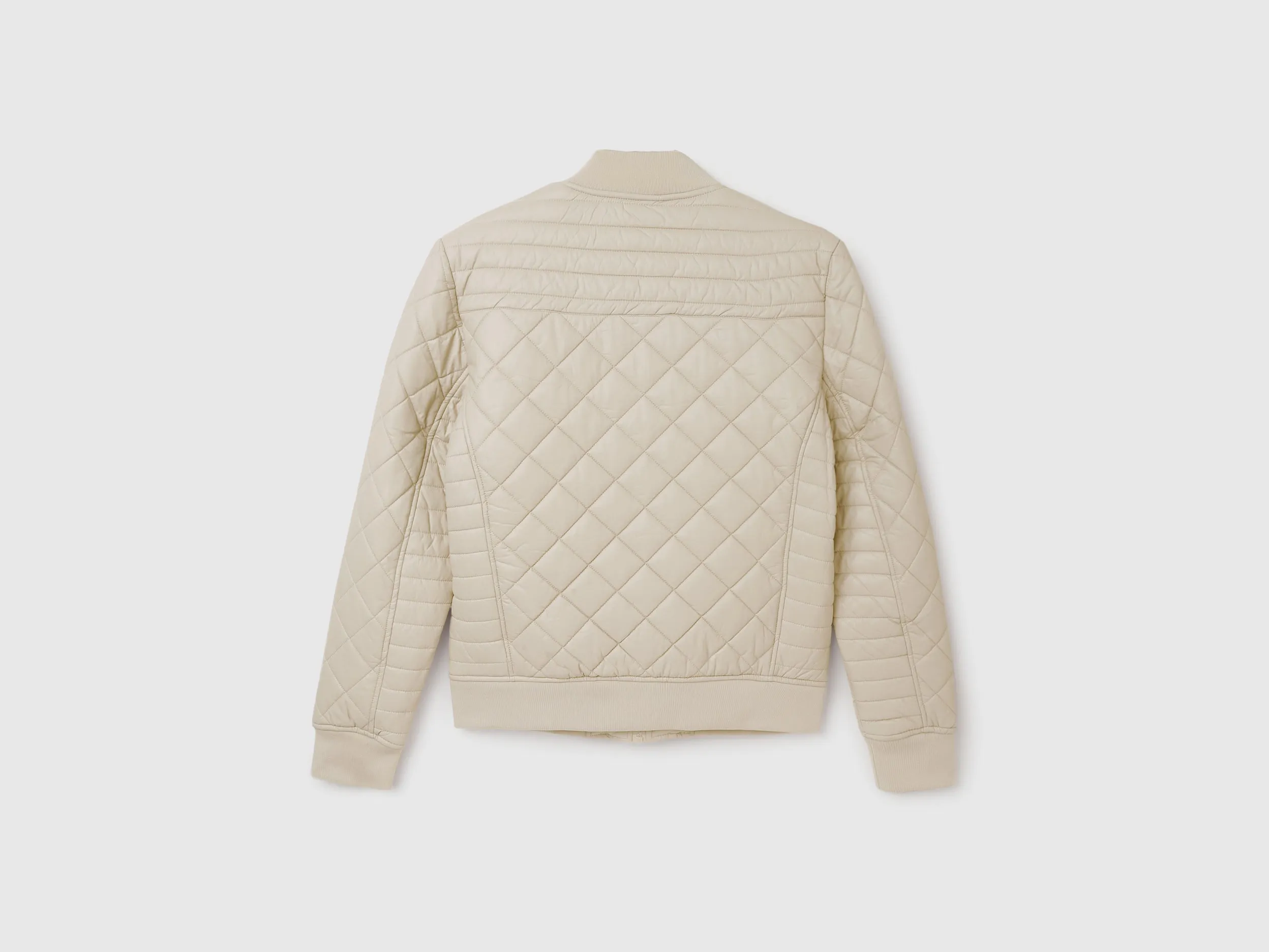Men's Regular Fit Baseball Collar Quilted Jacket