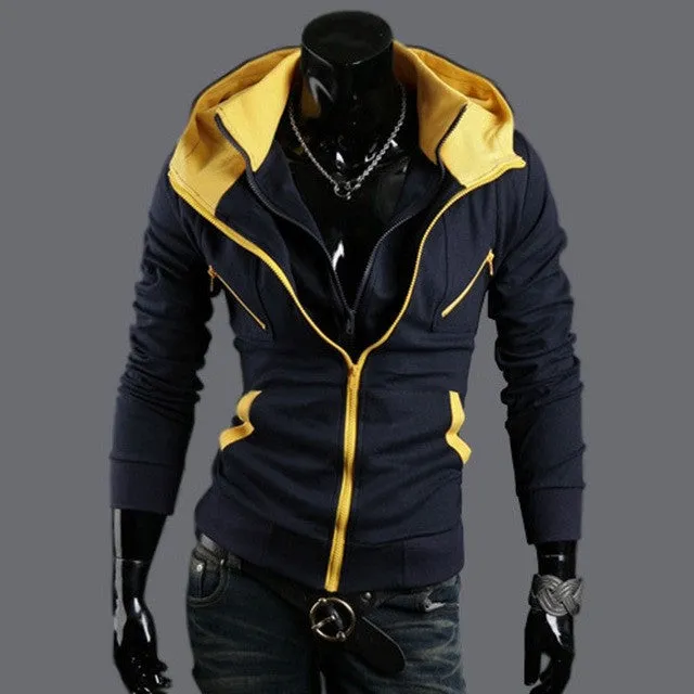 Men's Slim Fit Hoodie - Burnt