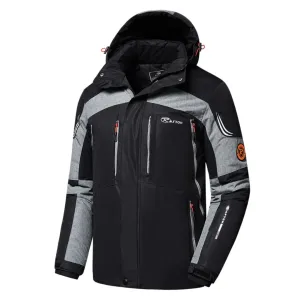 Men's Warm Winter Zip Up Jacket | Long