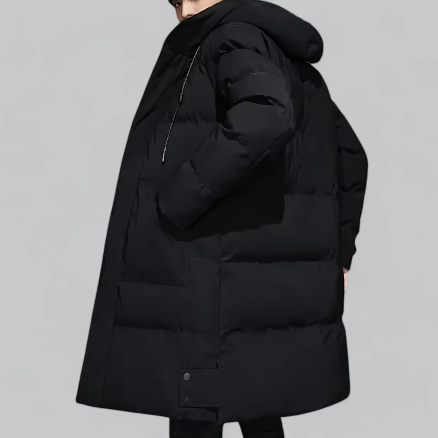 Men's Winter Long Coat Parka | Insulated, Waterproof, and Hooded Design for Cold Weather Protection