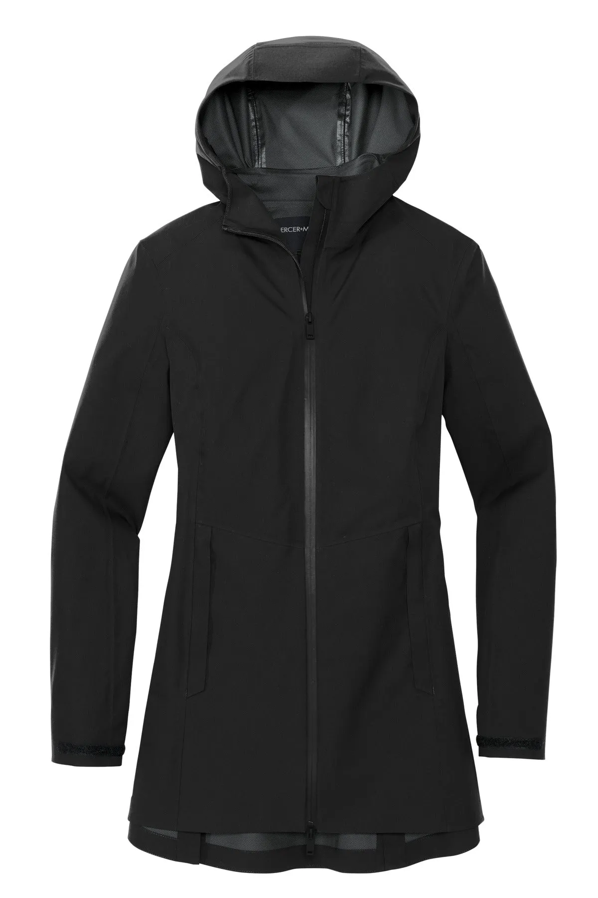 Mercer Mettle Women's Waterproof Rain Shell MM7001 Deep Black
