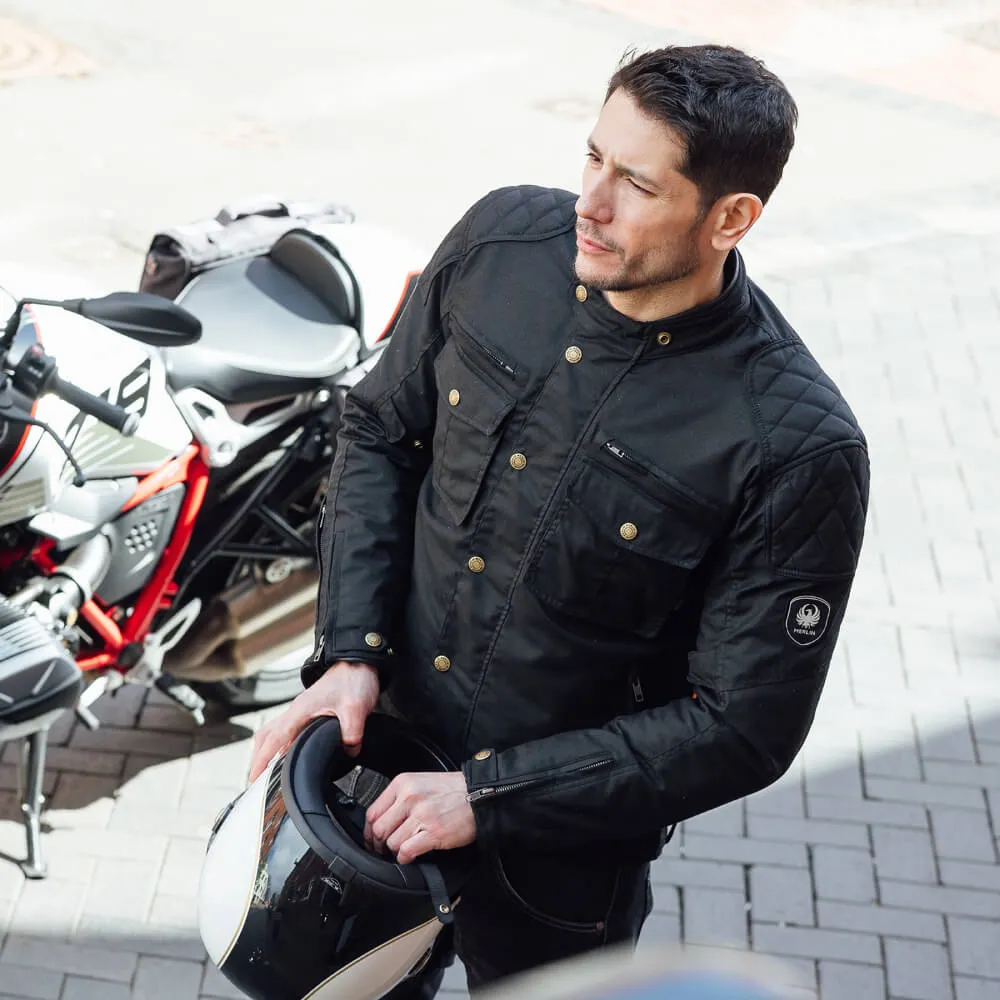 Merlin Perton II Cotec Wax D3O Jacket Black