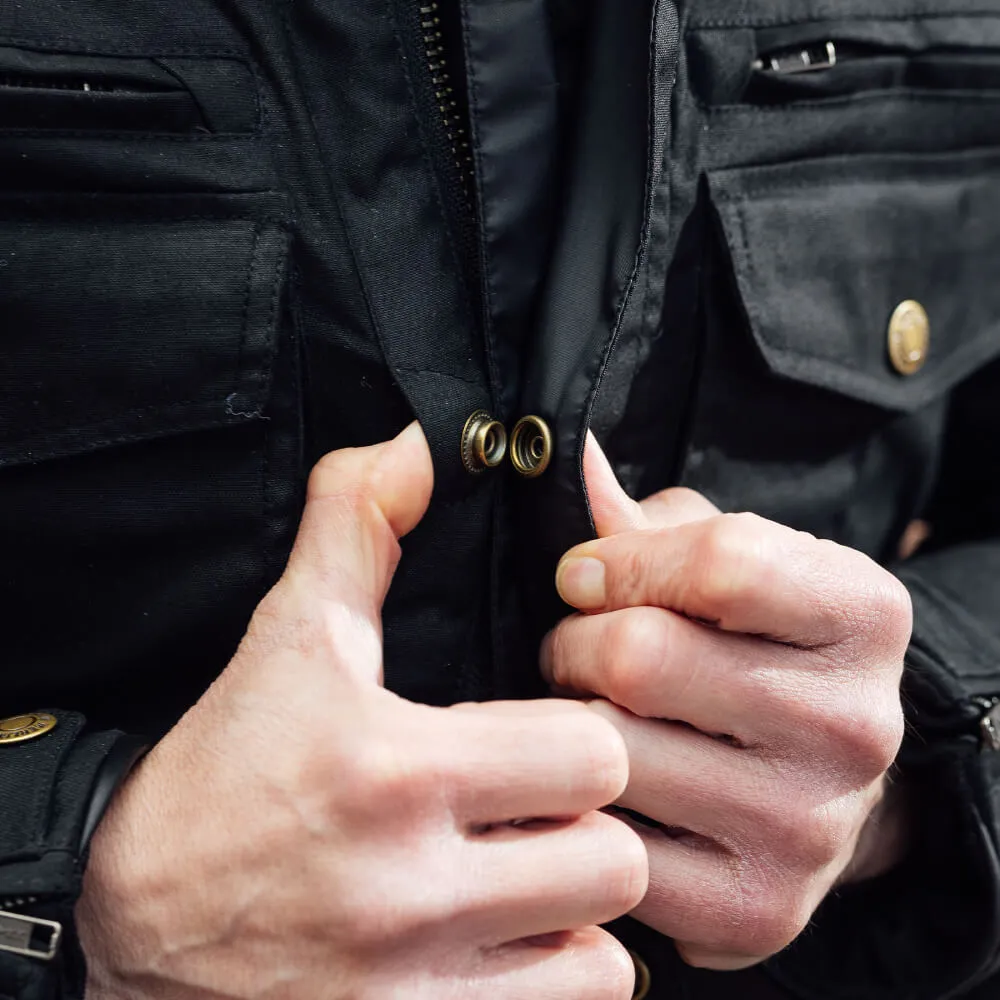 Merlin Perton II Cotec Wax D3O Jacket Black