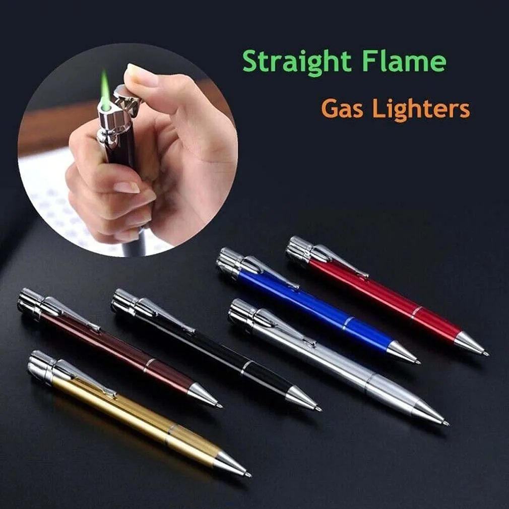 Metal Business Signature Pen with Windproof Lighter