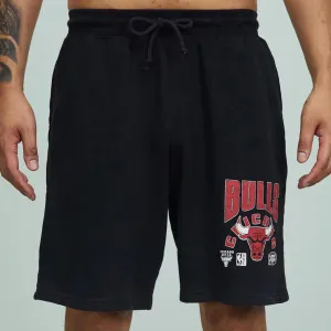 Mitchell & Ness Chicago Bulls Black Step Over Shorts Size XL (New)