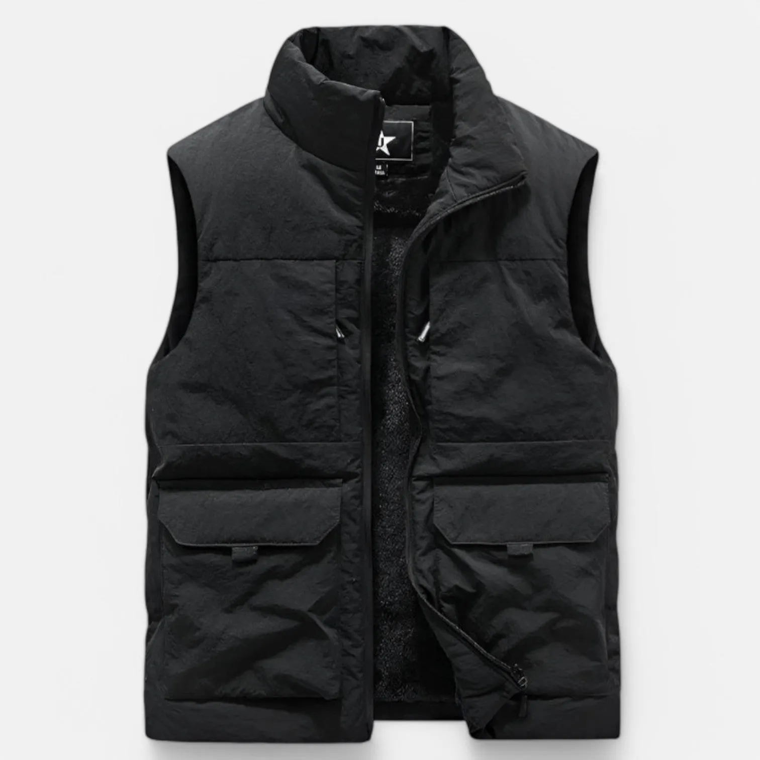 Monacogents | Multi-Pocket Fleece-Lined Vest