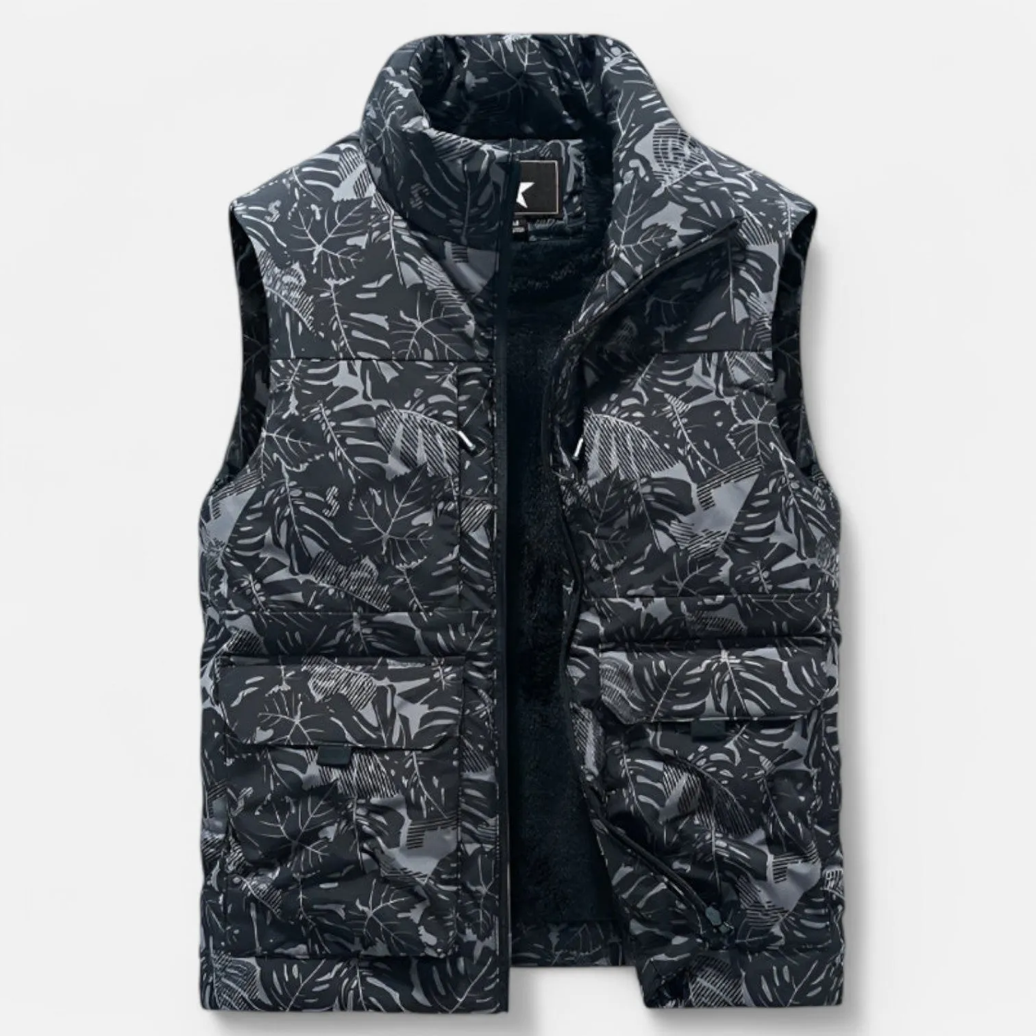Monacogents | Multi-Pocket Fleece-Lined Vest