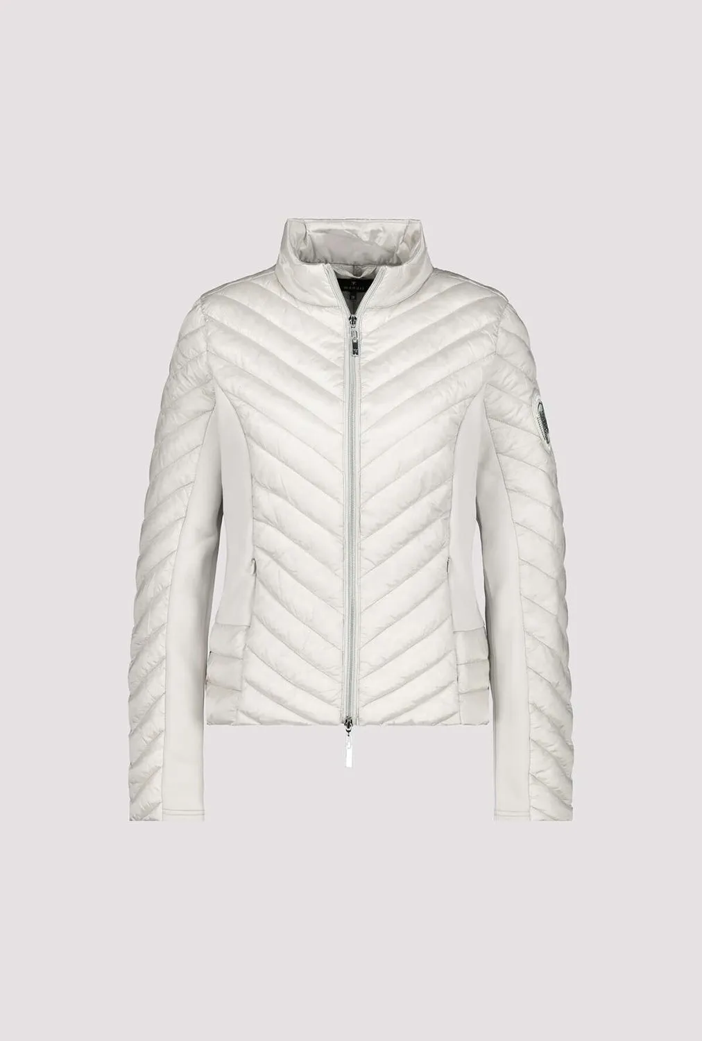 Monari Quilted Jacket With Neoprene Insert M806697