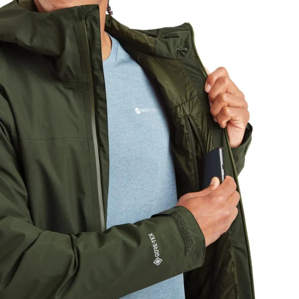 Montane Men's Duality Lite Goretex  Waterproof Jacket (Oak-Green)