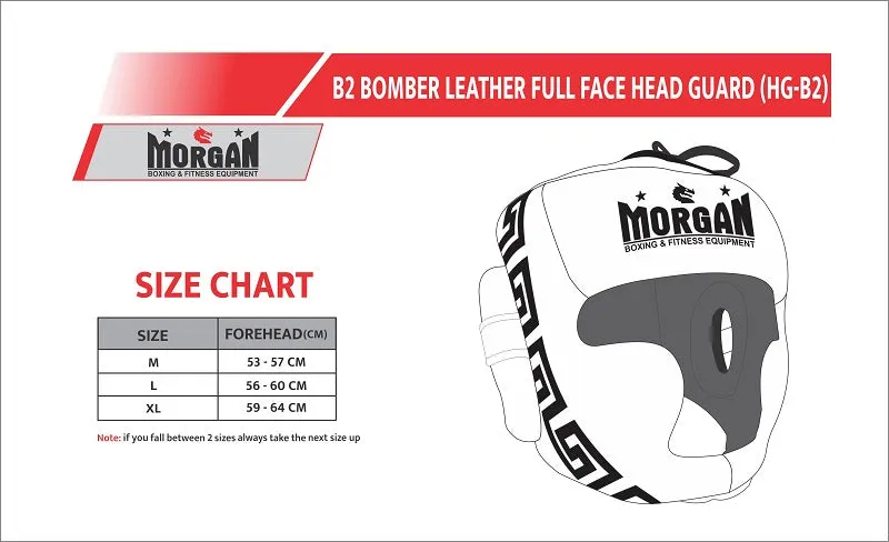 Morgan B2 Bomber Leather Head Guard
