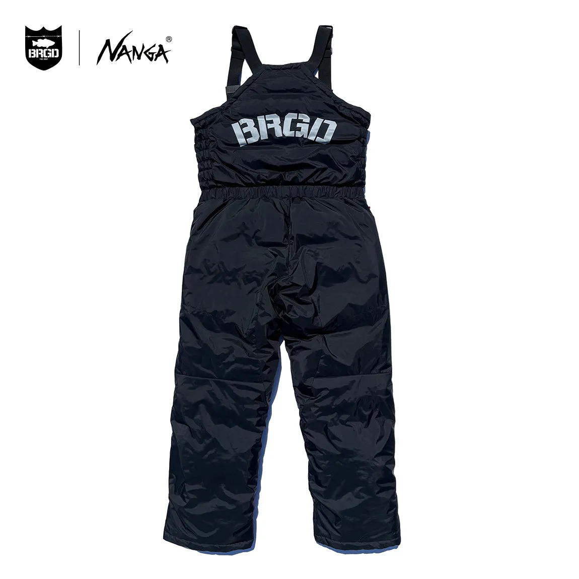 NANGA × BASS BRIGADE AURORADOWN BIB- BLACK