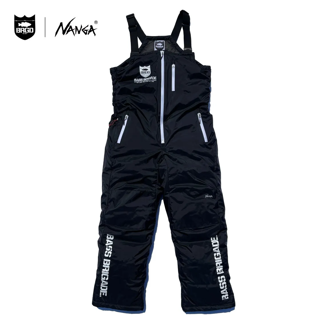 NANGA × BASS BRIGADE AURORADOWN BIB- BLACK
