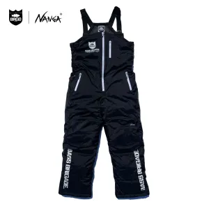NANGA × BASS BRIGADE AURORADOWN BIB- BLACK