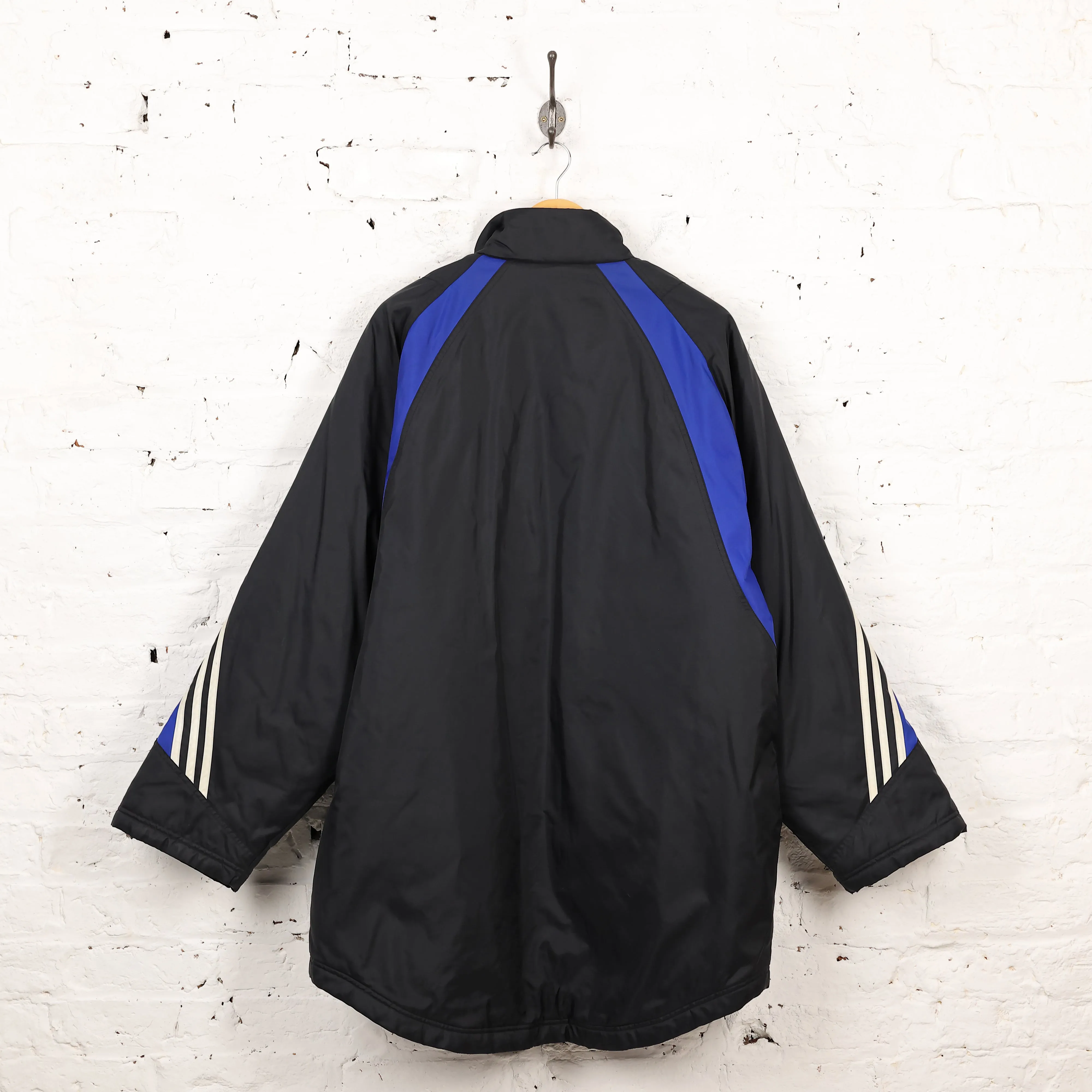 Newcastle United Adidas 2004 Coaches Jacket Coat - Black - XL