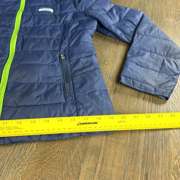 NFL TEAM APPAREL™️ 'SEATTLE SEAHAWKS' Size M Packable Lightweight Puffer Jacket