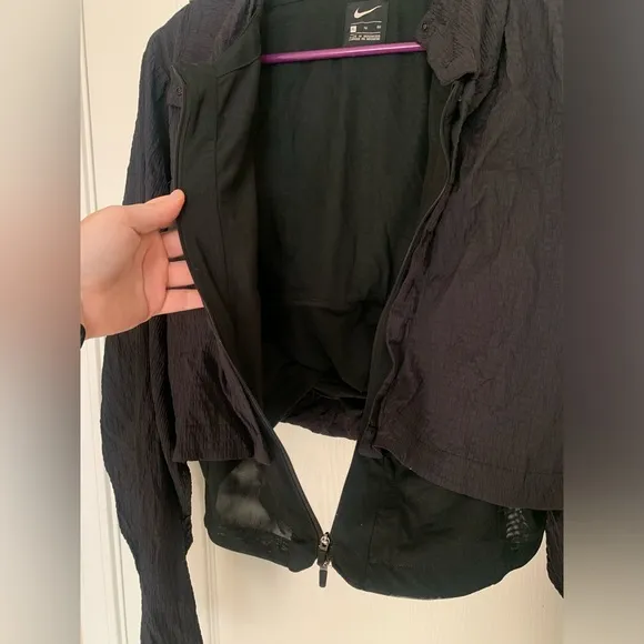 Nike Women’s Packable Running Jacket - Dark Purple/Black - 2 in 1 Jacket Vest XL