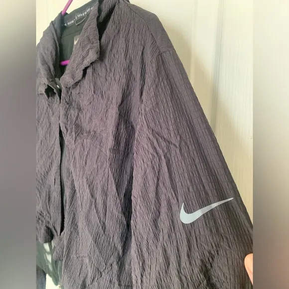 Nike Women’s Packable Running Jacket - Dark Purple/Black - 2 in 1 Jacket Vest XL
